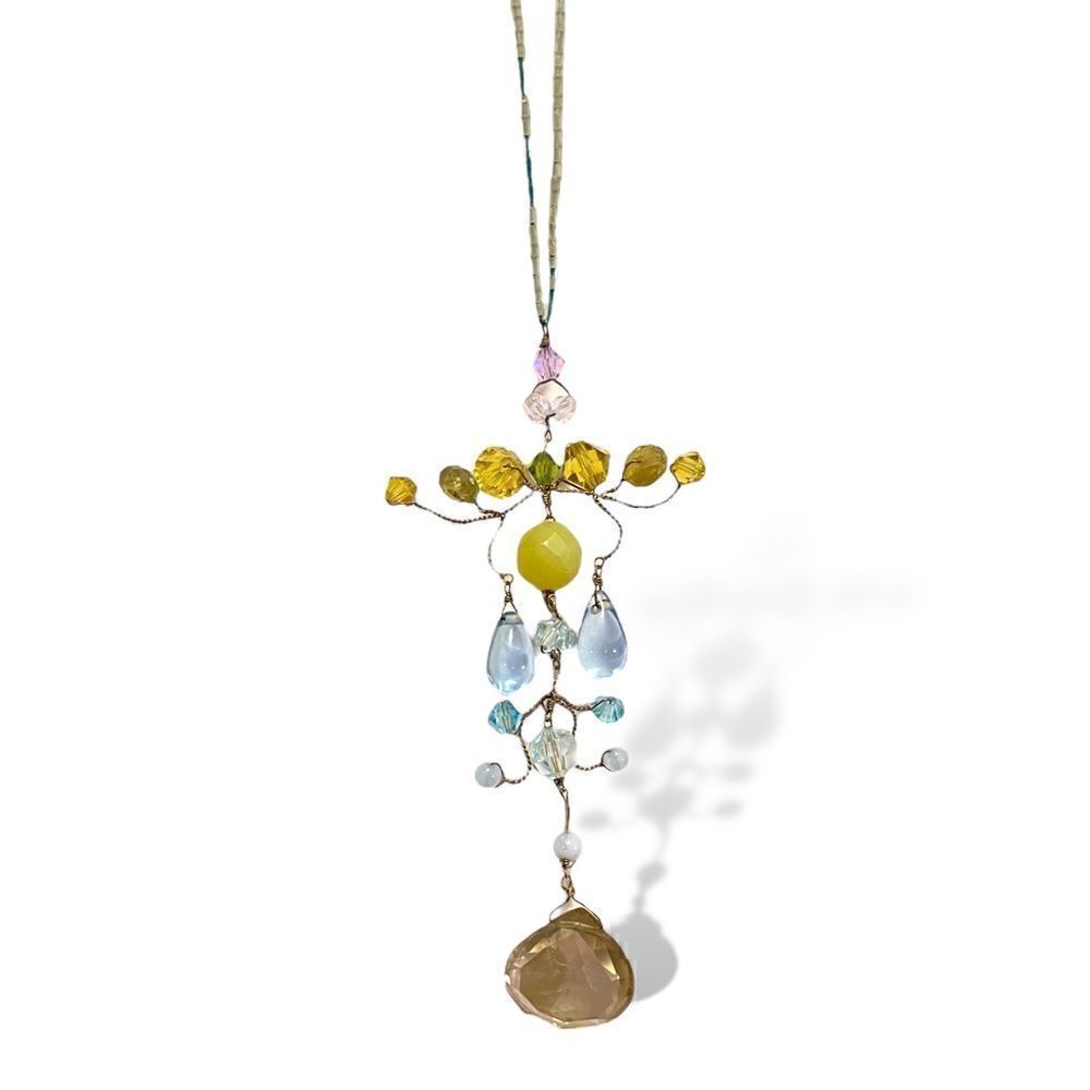 Custom Made Precious Gem Stone Abstract Necklace - Picture 4 of 4
